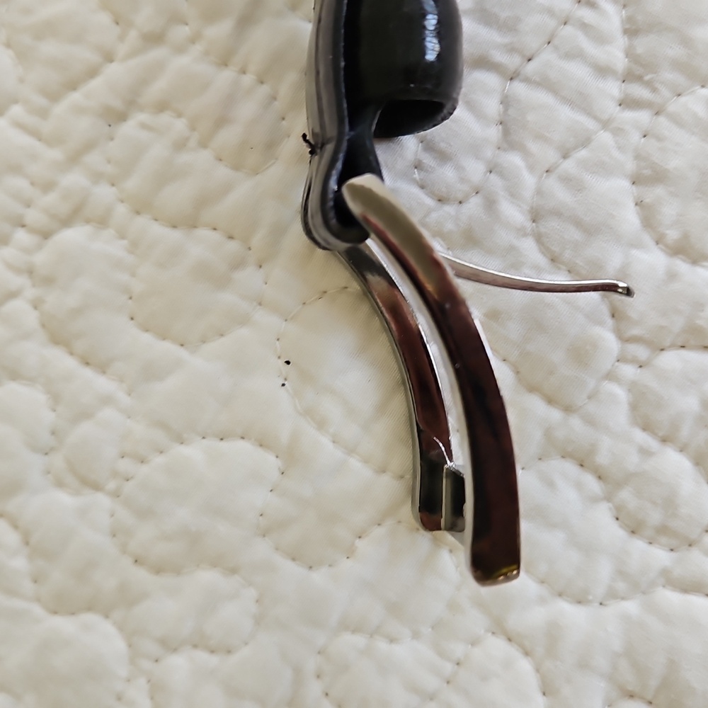 BOSCA Men's Black Leather Dress Belt Sz 36 - Picture 13 of 13